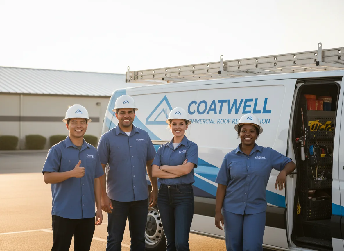 Commercial roof coating company in Blanchard, IA