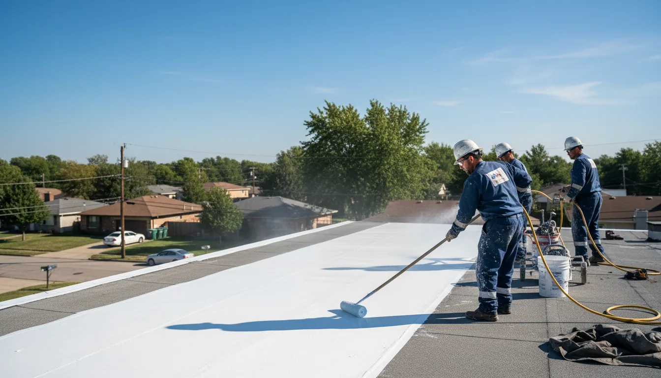 Commercial roof coating in Blanchard, IA near me